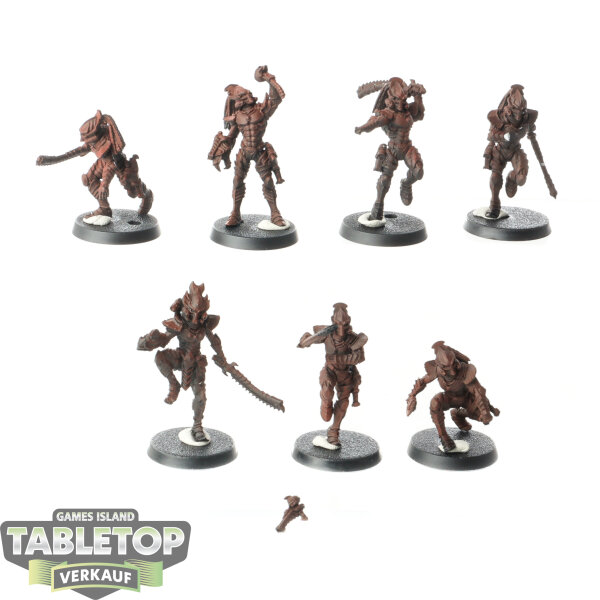 Craftworlds - 7x Striking Scorpions - grundiert