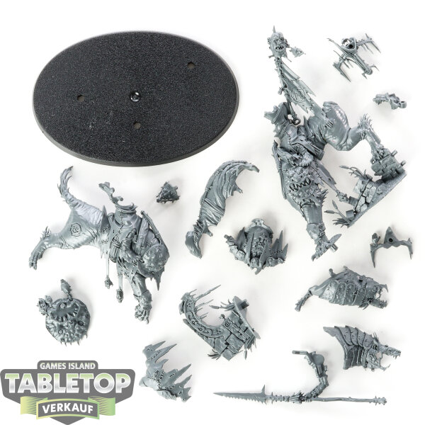 Orruk Warclans - Killaboss on Great Gnashtoof - im Gussrahmen