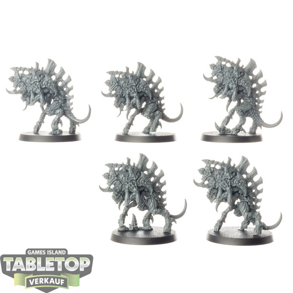 Tyraniden - 5x Barbgaunts - unbemalt