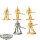 Aeldari - 5x Wraithguard - teilweise bemalt