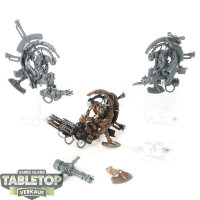 Necrons - 3x Tomb Blades - teilweise bemalt