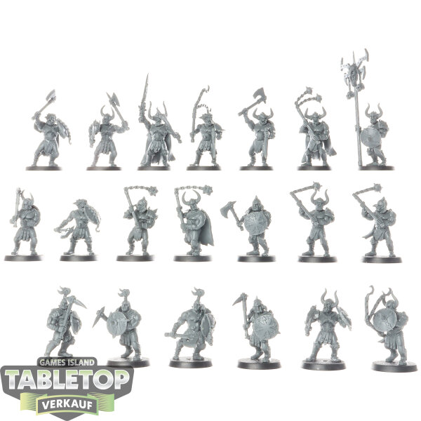 Slaves to Darkness - 20x Chaos Marauders - unbemalt