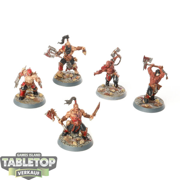 Blades of Khorne - 5x Garrek’s Reavers - bemalt