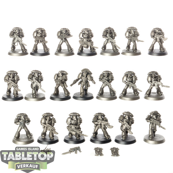 Horus Heresy - 20x Iron Warriors MKIV Tactical Squad - grundiert