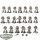 Horus Heresy - 20x Iron Warriors MKIV Tactical Squad - grundiert