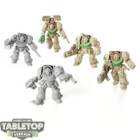 Dark Angels - 5x Terminator Squad - teilweise bemalt
