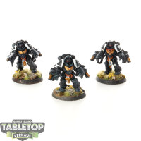 Black Templars - 3x Primaris Aggressors - teilweise bemalt