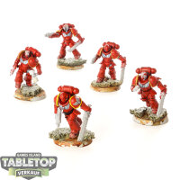 Blood Angels - 5x Assault Intercessors - teilweise bemalt