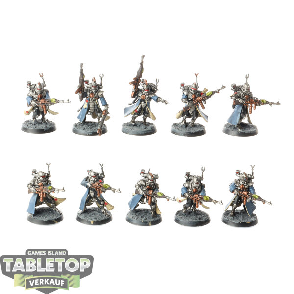 Adeptus Mechanicus - 10x Skitarii Vanguard - bemalt