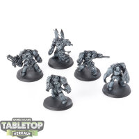 Dark Angels - 5 x Deathwing Terminator Squad - teilweise...