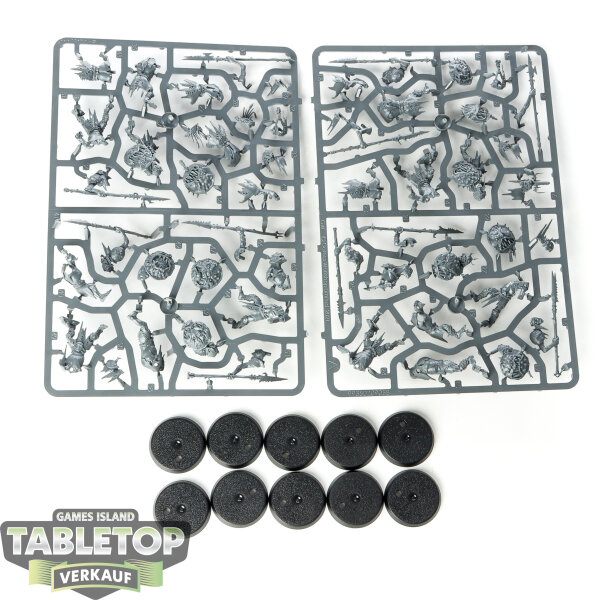 Orruk Warclans - 10x Gutrippaz - im Gussrahmen
