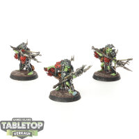Orruk Warclans - 3 x Man-Skewer Boltboyz - bemalt