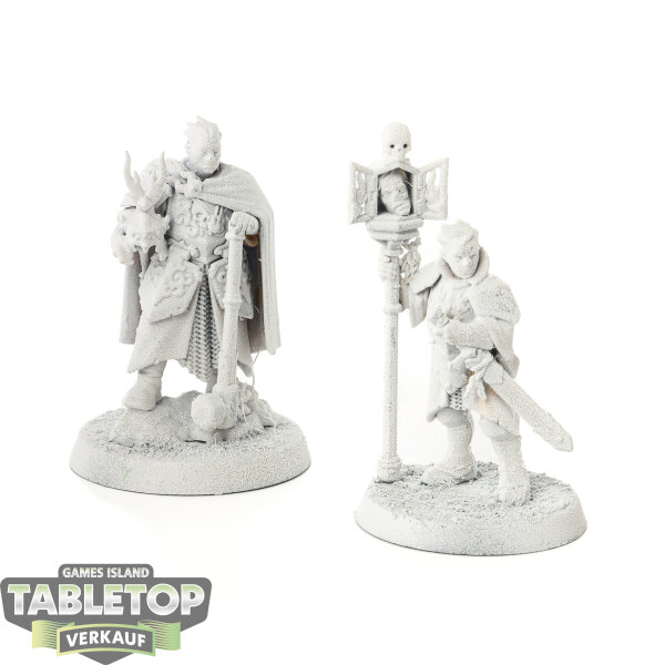 Cities of Sigmar - Freeguild Marshal and Relic Envoy - grundiert