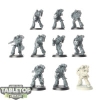 Space Marines - 10 Infernus Marines - teilweise bemalt