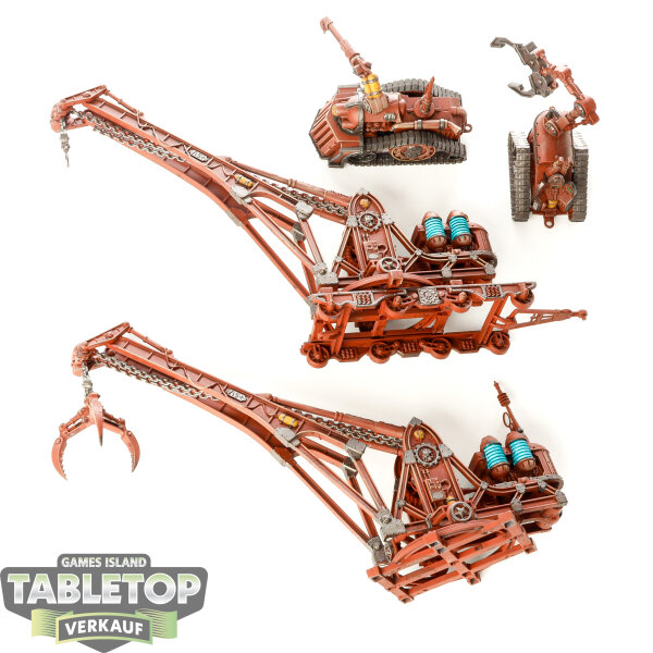 Gelände - 4x Sector Mechanicus Galvanic Servohaulers - bemalt
