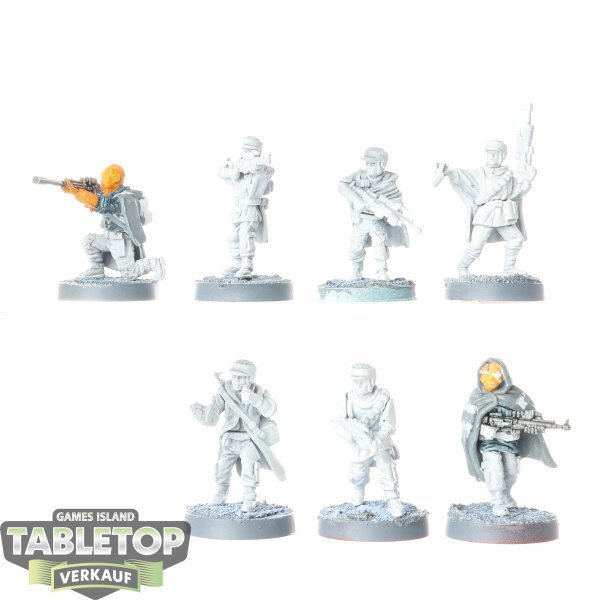 Rebellen - 7x Rebel Commandos - teilweise bemalt