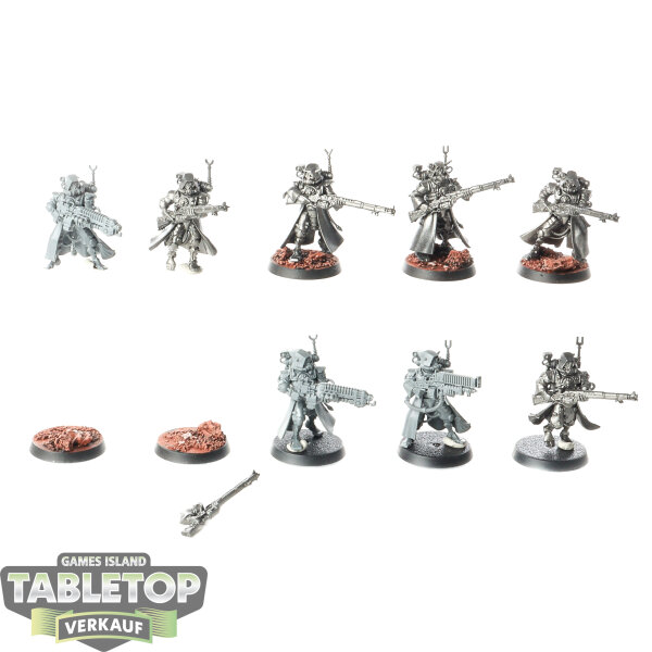 Adeptus Mechanicus - 8x Skitarii Rangers - teilweise bemalt