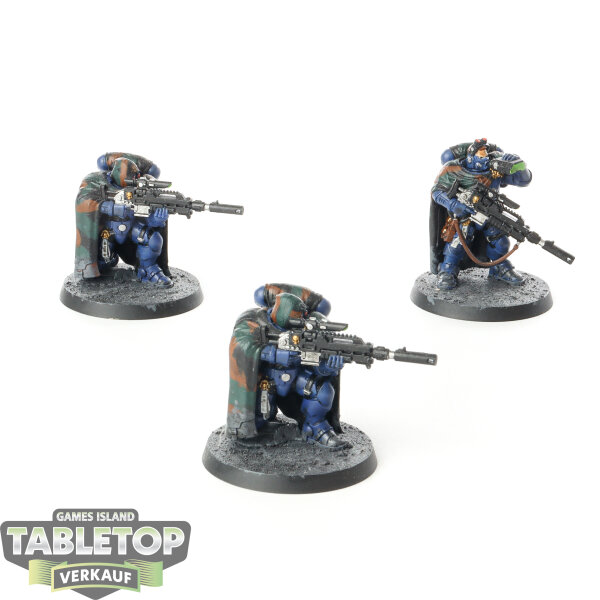 Space Marines - 3x Eliminators - bemalt