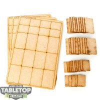 Bases - 39 x Small & 56 x Medium Bases - unbemalt