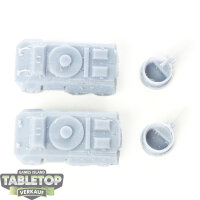 Flames of War - 2 x M8 Greyhound - unbemalt