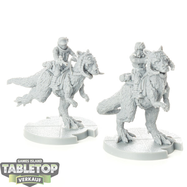 Rebellen - 2 x Tauntaun Riders - unbemalt