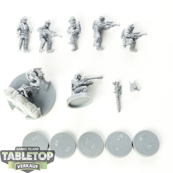 Rebellen - 7 x Rebel Veterans - unbemalt