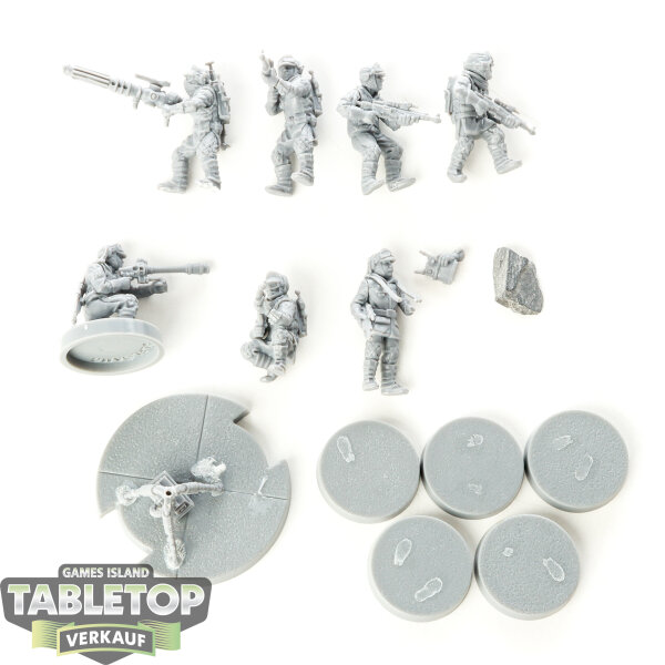 Rebellen - 7 x Rebel Veterans - unbemalt