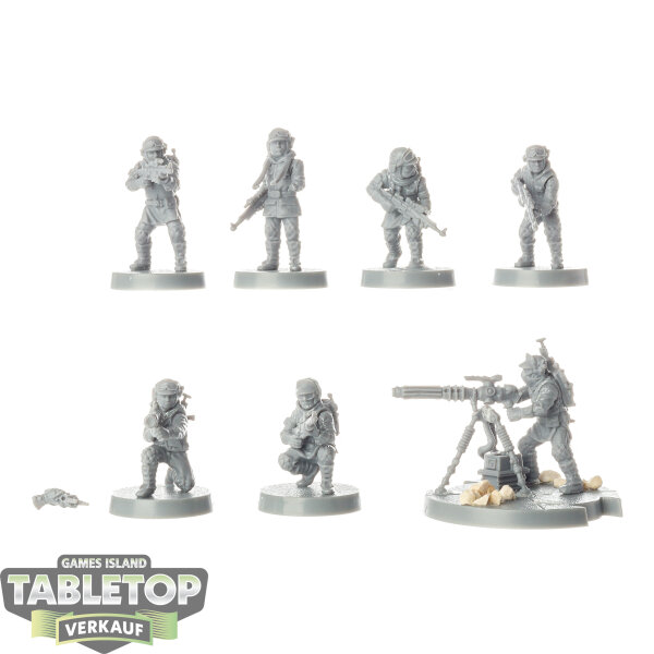 Rebellen - 7 x Rebel Veterans - unbemalt