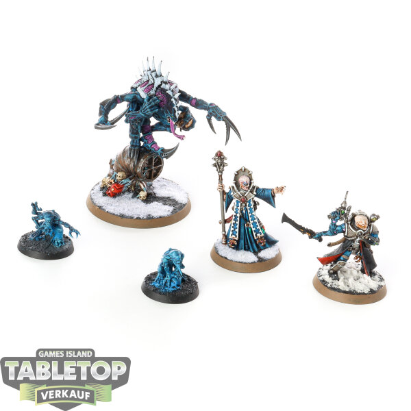 Genestealer Cults - 5x Broodcoven - teilweise bemalt