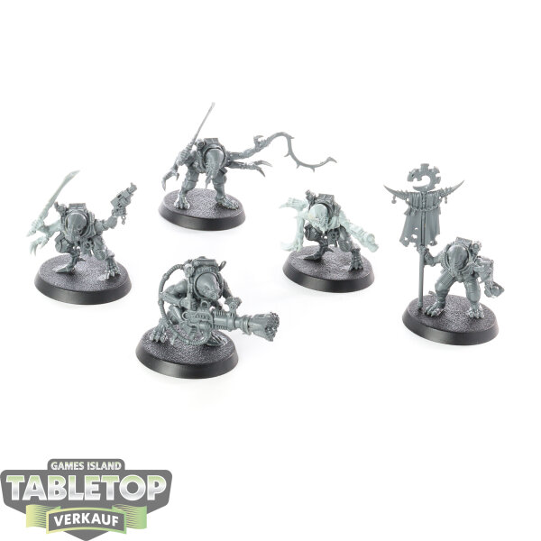 Genestealer Cults - 5x Acolyte Hybrids - unbemalt