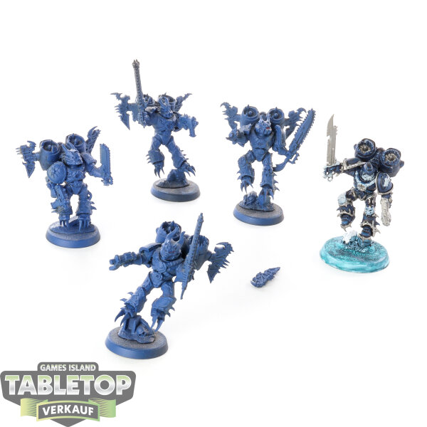 Chaos Space Marines - 5x Warp Talons - teilweise bemalt