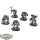Space Wolves - 5x Wolf Guard Terminators - teilweise bemalt