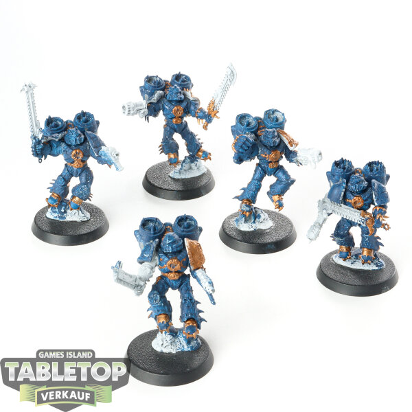 Chaos Space Marines - 5 Warp Talons - teilweise bemalt