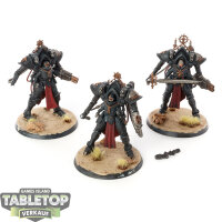 Adepta Sororitas - 3 Paragon Warsuits - bemalt