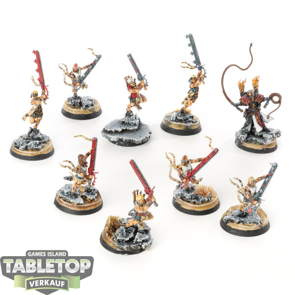 Adepta Sororitas - 9 Repentia Squad - bemalt