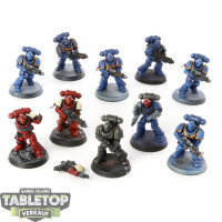 Space Marines - 10 Intercessors - teilweise bemalt