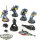 Space Wolves - 5 x Devastator Squad klassisch - teilweise bemalt