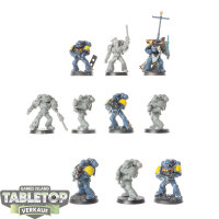 Space Wolves - 10 x Grey Hunters - teilweise bemalt