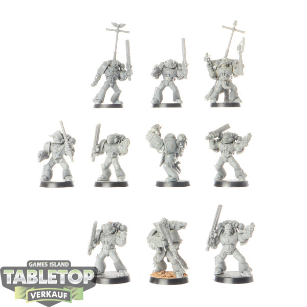 Space Wolves - 10 x Grey Hunters - unbemalt