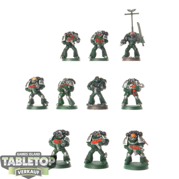 Space Marines - 10 x Tactical Squad klassisch - teilweise bemalt
