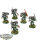 Space Marines - 5 x Space Marine Assault Squad - teilweise bemalt