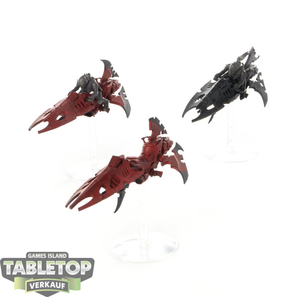Aeldari - 3x Reavers - teilweise bemalt