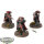 Black Templars - 3x Eliminators - bemalt