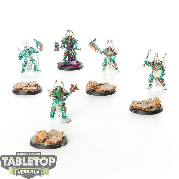 Slaves to Darkness - 5 Chaos Chosen - teilweise bemalt