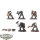 Black Templars - 5x Terminator Assault Squad - bemalt