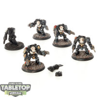 Black Templars - 5x Terminator Assault Squad - bemalt