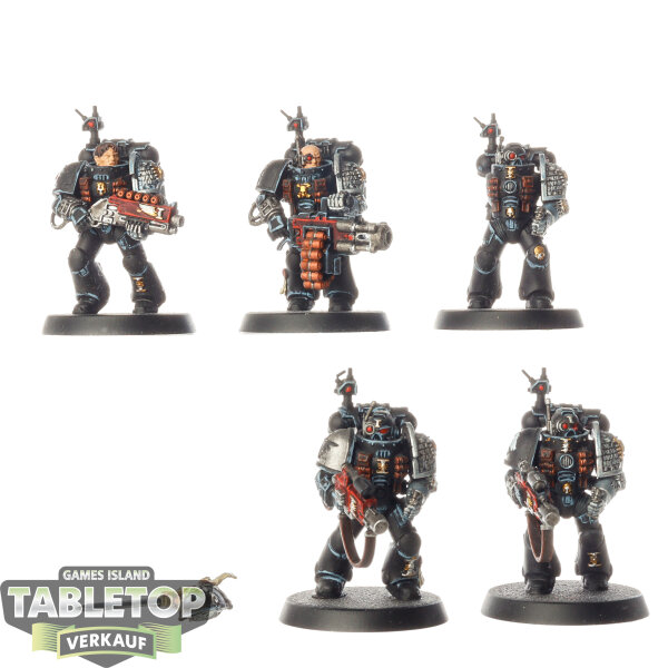 Deathwatch - 5x Veterans - bemalt