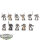 Black Templars - 11x Tactical Squad - teilweise bemalt