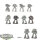 Black Templars - 10x Tactical Squad - teilweise bemalt