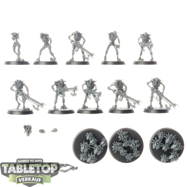 Necrons - 10 x Necron Warriors - unbemalt